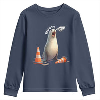 Funny Neil The Seal Boop Youth Sweatshirt Viral Cute Seal Lover Gift