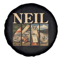 Funny Neil The Seal Spare Tire Cover Viral Ocean Animal Meme Graphic