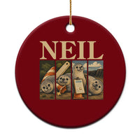 Funny Neil The Seal Ceramic Ornament Viral Ocean Animal Meme Graphic