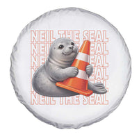 Neil The Seal Groovy Spare Tire Cover Retro Vintage Cute Seal Lover Graphic