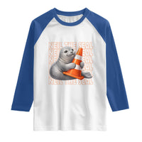 Neil The Seal Groovy Raglan Shirt Retro Vintage Cute Seal Lover Graphic