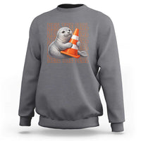 Neil The Seal Groovy Sweatshirt Retro Vintage Cute Seal Lover Graphic