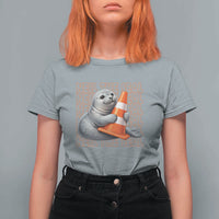 Neil The Seal Groovy T Shirt For Women Retro Vintage Cute Seal Lover Graphic