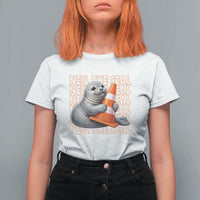 Neil The Seal Groovy T Shirt For Women Retro Vintage Cute Seal Lover Graphic