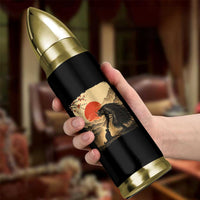 Vintage Japanese Art Samurai Warrior Black Cat Bullet Tumbler Ukiyoe Style Boop Meme