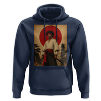 Afro American Samurai Bushido Warrior Hoodie Vintage Japanese Ukiyoe Graphic
