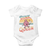 Pickleball Girl Lover Baby Onesie Dink Queen - Wonder Print Shop