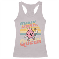 Pickleball Girl Lover Racerback Tank Top Dink Queen - Wonder Print Shop