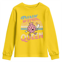Pickleball Girl Lover Youth Sweatshirt Dink Queen - Wonder Print Shop