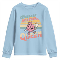 Pickleball Girl Lover Youth Sweatshirt Dink Queen - Wonder Print Shop