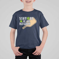 Funny Pickleball T Shirt For Kid Stay Out Of The Kitchen - Wonder Print Shop