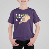 Funny Pickleball T Shirt For Kid Stay Out Of The Kitchen - Wonder Print Shop