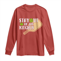 Funny Pickleball Long Sleeve Shirt Stay Out Of The Kitchen - Wonder Print Shop