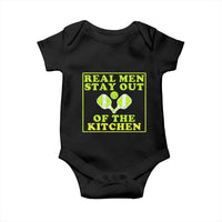 Funny Pickleball Baby Onesie Stay Out Of The Kitchen For Men - Wonder Print Shop
