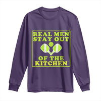 Funny Pickleball Long Sleeve Shirt Stay Out Of The Kitchen For Men - Wonder Print Shop