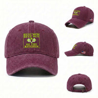 Funny Pickleball Washed Cotton Baseball Cap Stay Out Of The Kitchen For Men