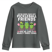 Pickleball Lovers Youth Sweatshirt We Are More Than Just Pickleball Friends - Wonder Print Shop