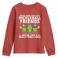 Pickleball Lovers Youth Sweatshirt We Are More Than Just Pickleball Friends - Wonder Print Shop