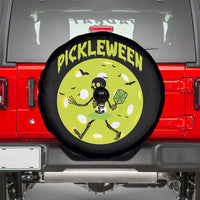 Funny Halloween Pickleball Lovers Spare Tire Cover Pickleween - Wonder Print Shop
