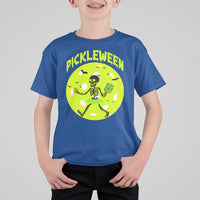 Funny Halloween Pickleball Lovers T Shirt For Kid Pickleween - Wonder Print Shop