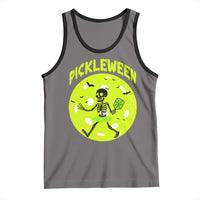 Funny Halloween Pickleball Lovers Tank Top Pickleween - Wonder Print Shop
