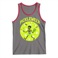 Funny Halloween Pickleball Lovers Tank Top Pickleween - Wonder Print Shop