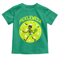 Funny Halloween Pickleball Lovers Toddler T Shirt Pickleween - Wonder Print Shop