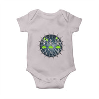 Funny Dancing Skeletons Baby Onesie Pickleball Halloween Gift - Wonder Print Shop