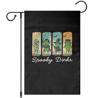 Funny Halloween Pickleball Garden Flag Spooky Dinks Gift For Players - Wonder Print Shop