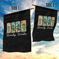 Funny Halloween Pickleball Garden Flag Spooky Dinks Gift For Players - Wonder Print Shop