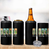 Funny Halloween Pickleball 4 in 1 Can Cooler Tumbler Spooky Dinks Gift For Players