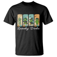 Funny Halloween Pickleball T Shirt Spooky Dinks Gift For Players - Wonder Print Shop