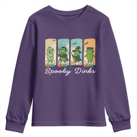 Funny Halloween Pickleball Youth Sweatshirt Spooky Dinks Gift For Players - Wonder Print Shop