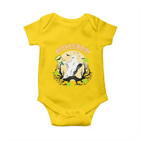 Funny Halloween Pickleball Baby Onesie Pickleboo Ghost Costume - Wonder Print Shop