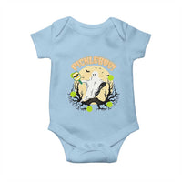 Funny Halloween Pickleball Baby Onesie Pickleboo Ghost Costume - Wonder Print Shop