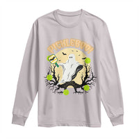 Funny Halloween Pickleball Long Sleeve Shirt Pickleboo Ghost Costume - Wonder Print Shop