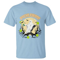 Funny Halloween Pickleball T Shirt Pickleboo Ghost Costume - Wonder Print Shop