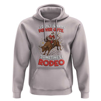 Funny Black Santa Bull Riding Christmas Hoodie I Do Not Deliver Gifts I Rodeo - Wonder Print Shop