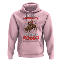 Funny Black Santa Bull Riding Christmas Hoodie I Do Not Deliver Gifts I Rodeo - Wonder Print Shop