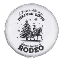 Funny Santa Cowboy Christmas Spare Tire Cover I Do Not Deliver Gifts I Rodeo - Wonder Print Shop