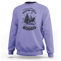 Funny Santa Cowboy Christmas Sweatshirt I Do Not Deliver Gifts I Rodeo - Wonder Print Shop