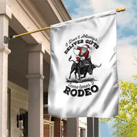 Funny Black Santa Cowboy Bull Rider Christmas Garden Flag I Do Not Deliver Gifts I Rodeo - Wonder Print Shop