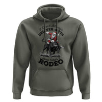 Funny Black Santa Cowboy Bull Rider Christmas Hoodie I Do Not Deliver Gifts I Rodeo - Wonder Print Shop