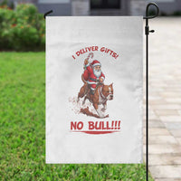Funny Santa Pitbull Christmas Garden Flag I Deliver Gifts No Bull - Wonder Print Shop