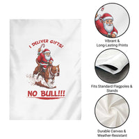 Funny Santa Pitbull Christmas Garden Flag I Deliver Gifts No Bull - Wonder Print Shop