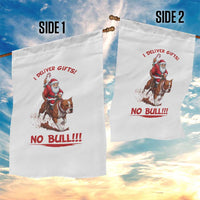 Funny Santa Pitbull Christmas Garden Flag I Deliver Gifts No Bull - Wonder Print Shop