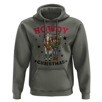 Funny Nutcracker Cowboy Howdy Christmas Hoodie Western Holiday Gift - Wonder Print Shop