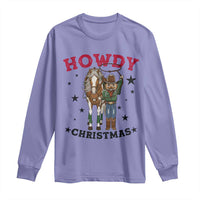 Funny Nutcracker Cowboy Howdy Christmas Long Sleeve Shirt Western Holiday Gift - Wonder Print Shop