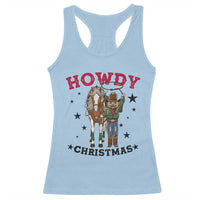 Funny Nutcracker Cowboy Howdy Christmas Racerback Tank Top Western Holiday Gift - Wonder Print Shop