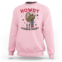 Funny Nutcracker Cowboy Howdy Christmas Sweatshirt Western Holiday Gift - Wonder Print Shop